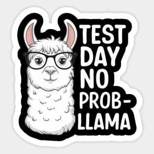 Test Day No Prob-llama Sticker